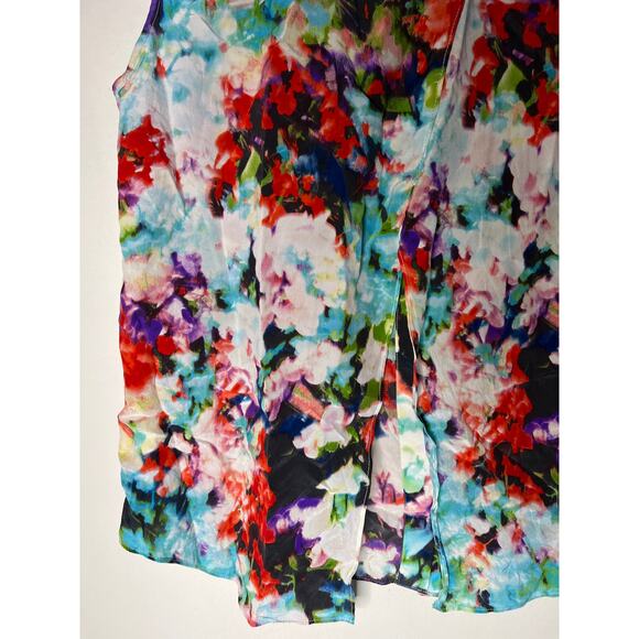 Parker Floral Silk Button Up Blouse - Picture 10 of 16